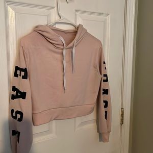 Pink cropped sweater from Romwe, size small.